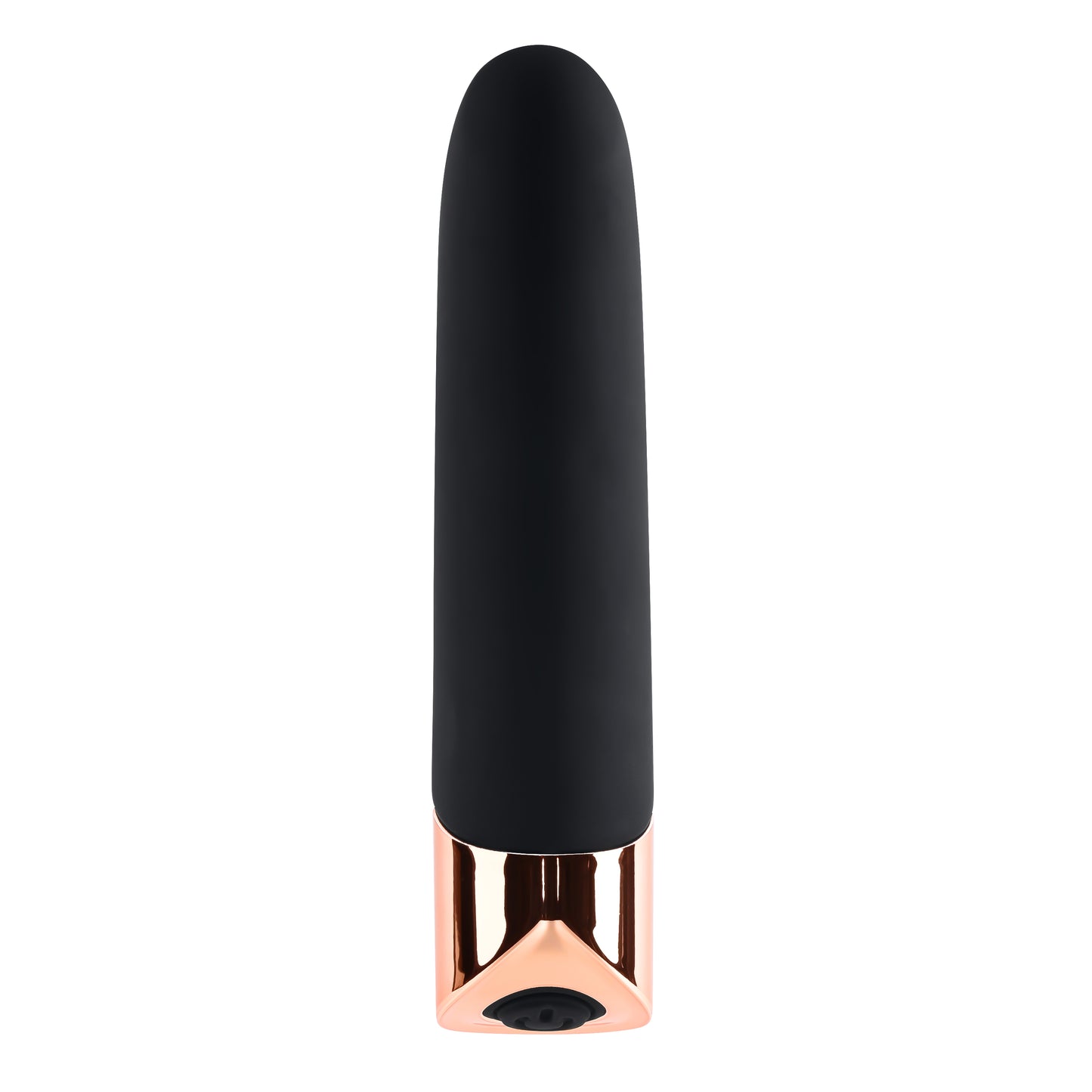 Gender X THE GOLD STANDARD Black/Rose Gold 10 cm USB Rechargeable Bullet Vibrator