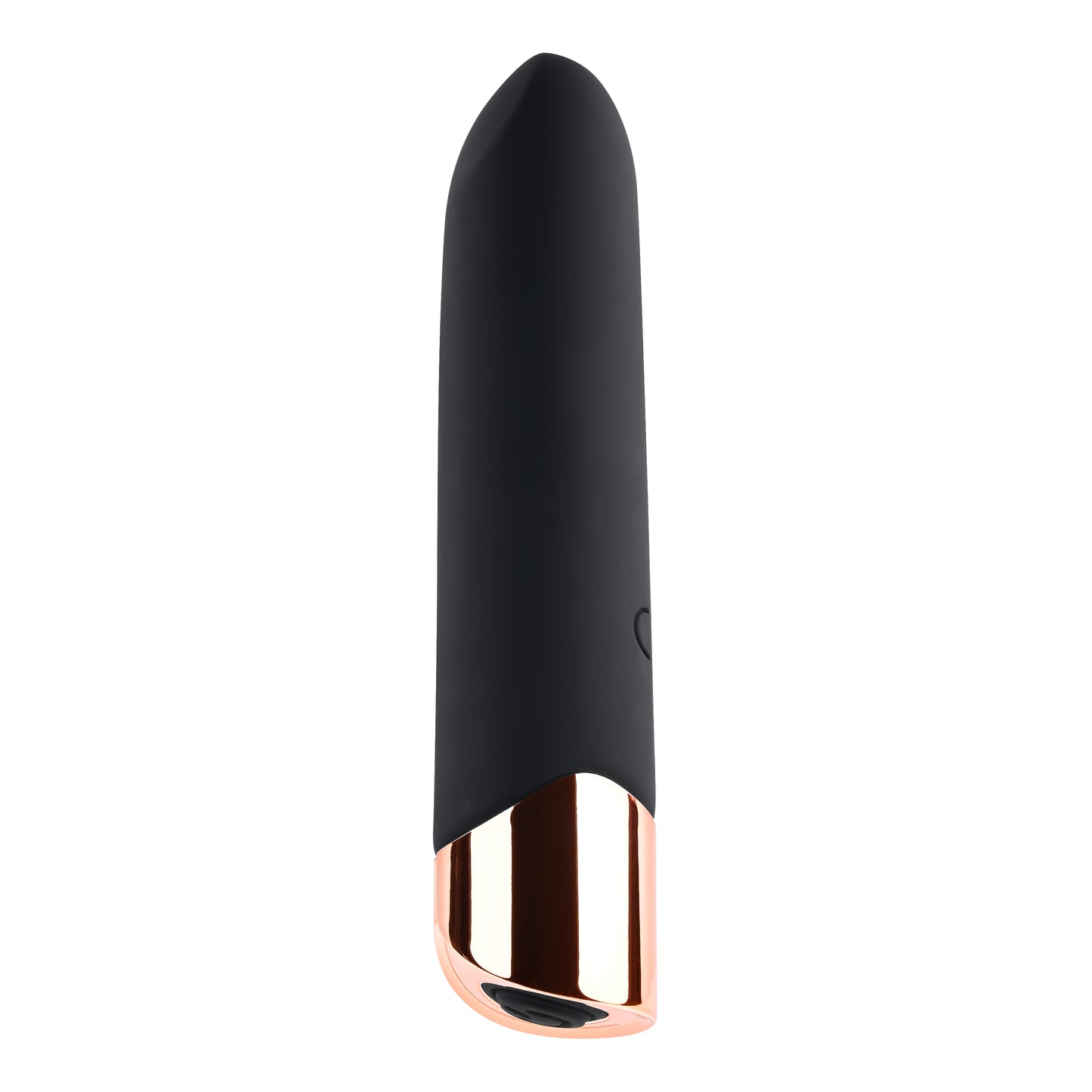 Gender X THE GOLD STANDARD Black/Rose Gold 10 cm USB Rechargeable Bullet Vibrator