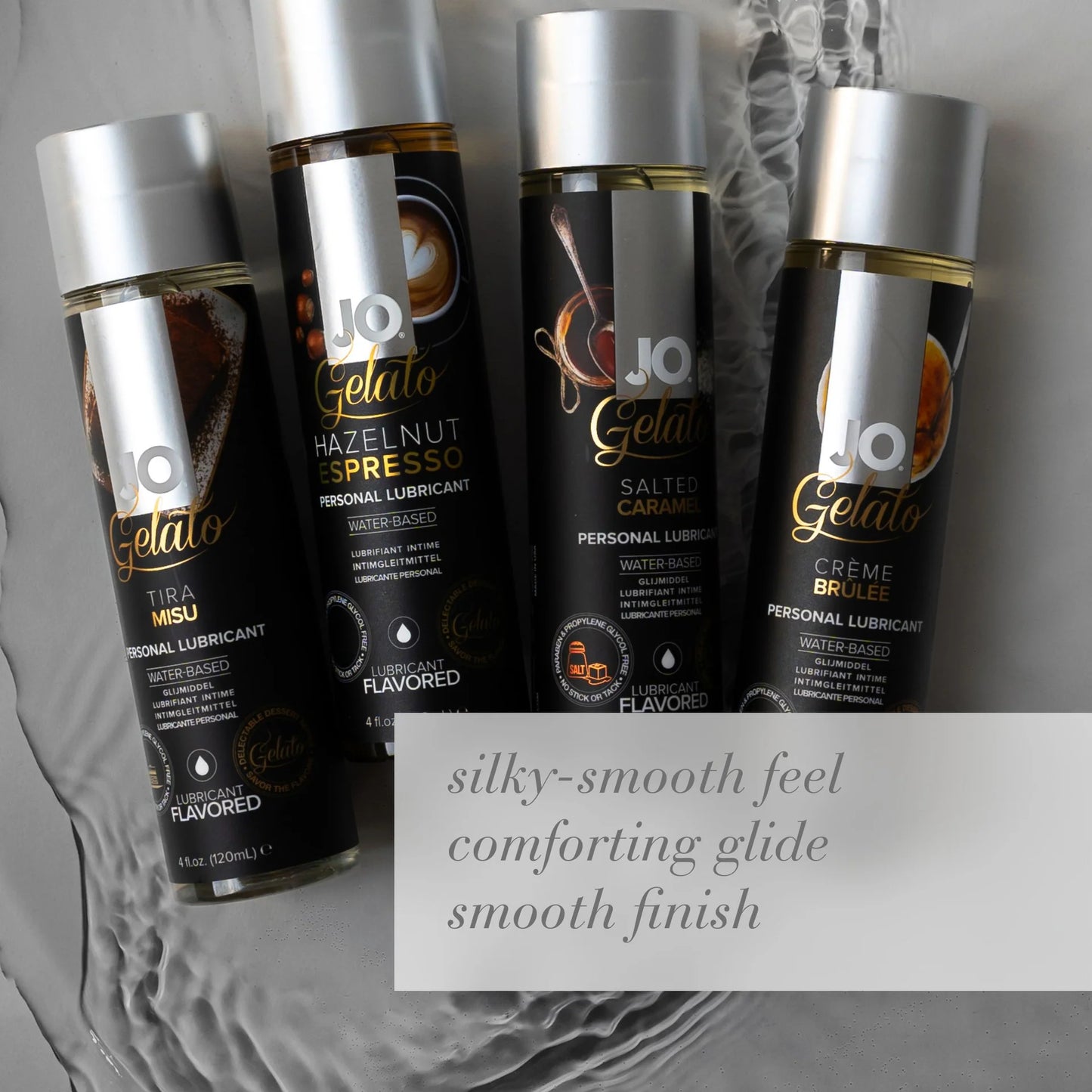 JO Salted Caramel Water Based Flavoured Lubricant 120ml