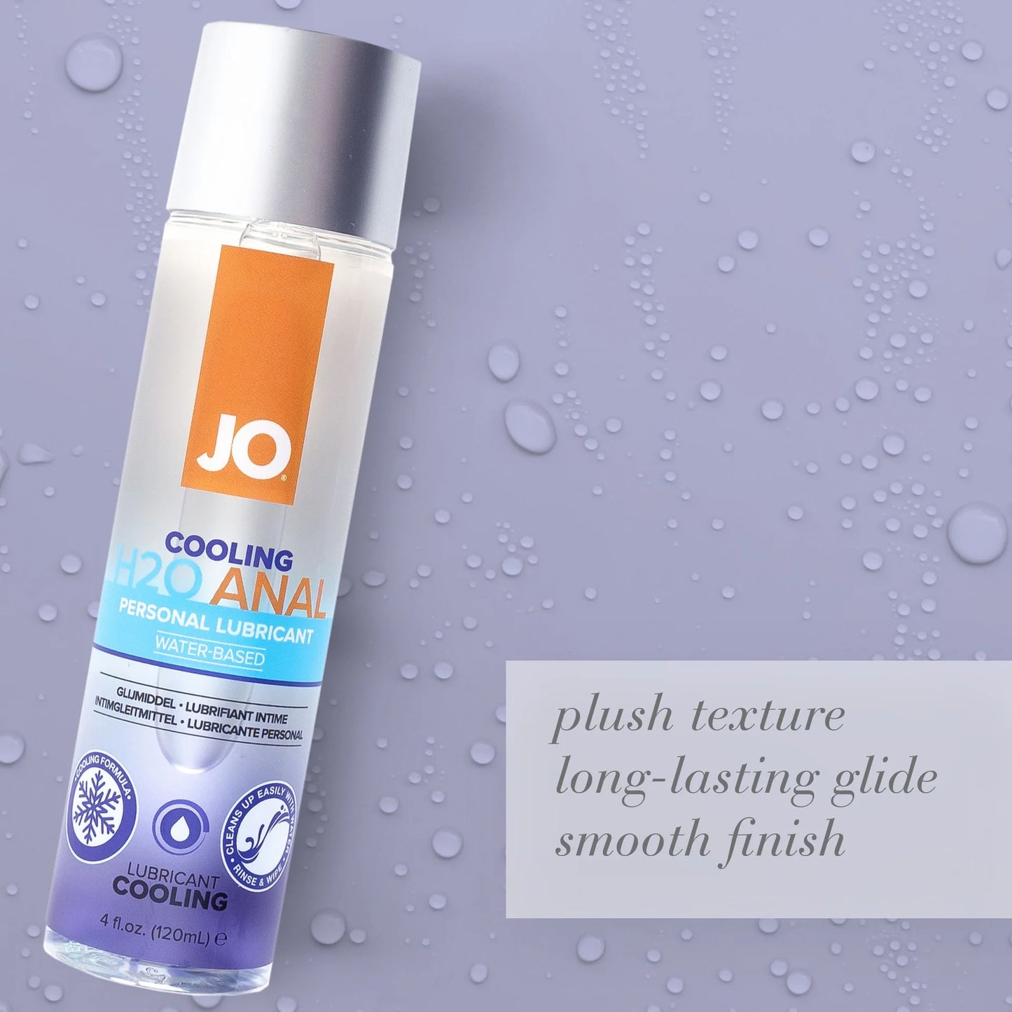 JO H2O Anal Cooling Water Based Lubricant 2oz/60ml
