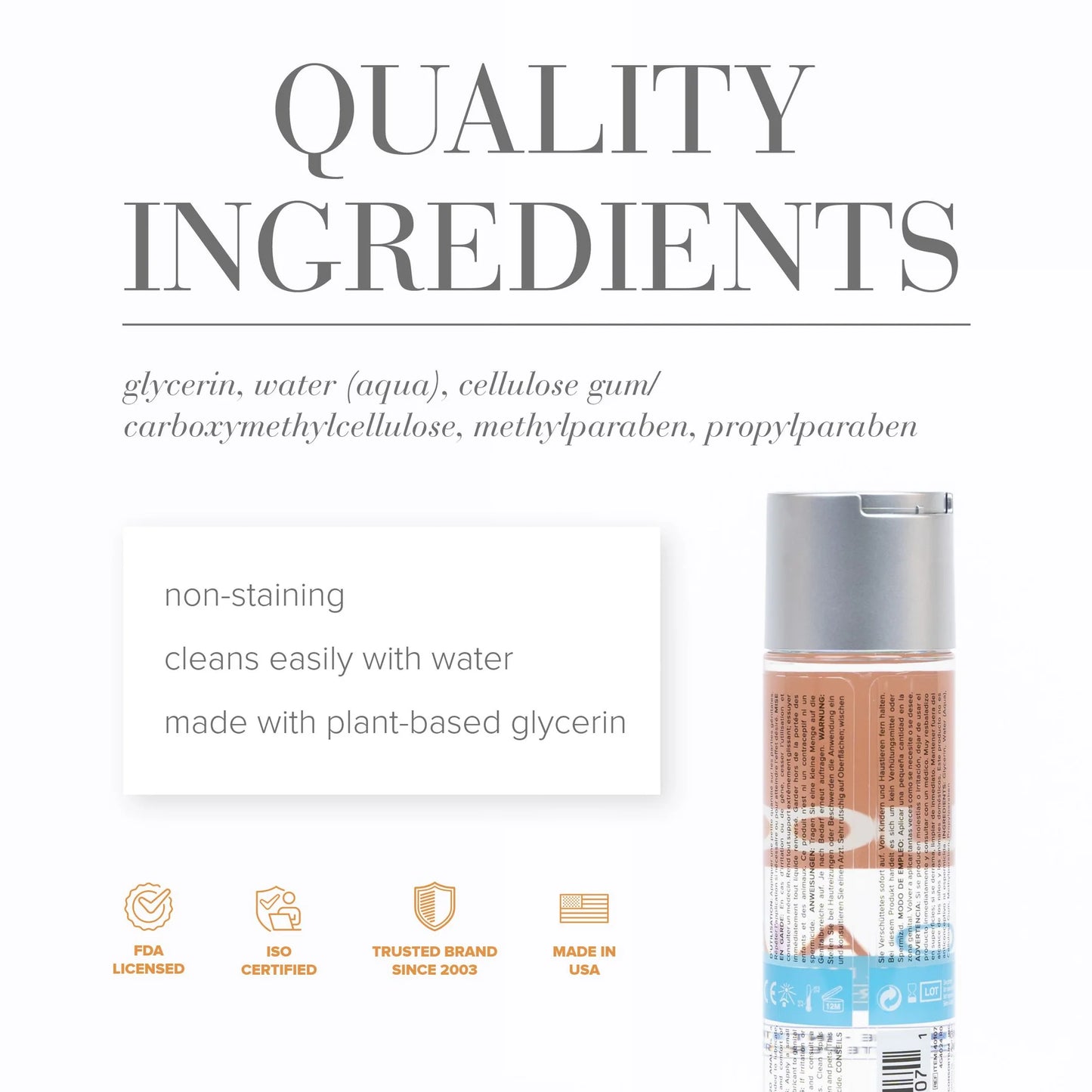 JO H2O Anal Water Based Lubricant 4oz/120ml