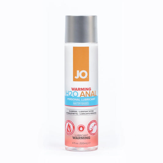 JO H2O Anal Warming Water Based Lubricant 4oz/120ml
