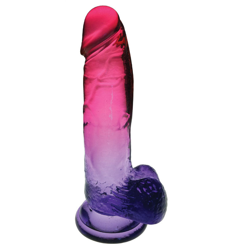 Icon Brands | Shades 8" Jelly TPR Plum 20.3cm Dong Dildo