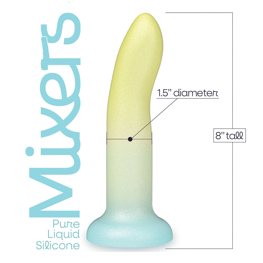 Icon Brands | Mixers Lime Rickey - Yellow/Blue 20.3cm Dildo