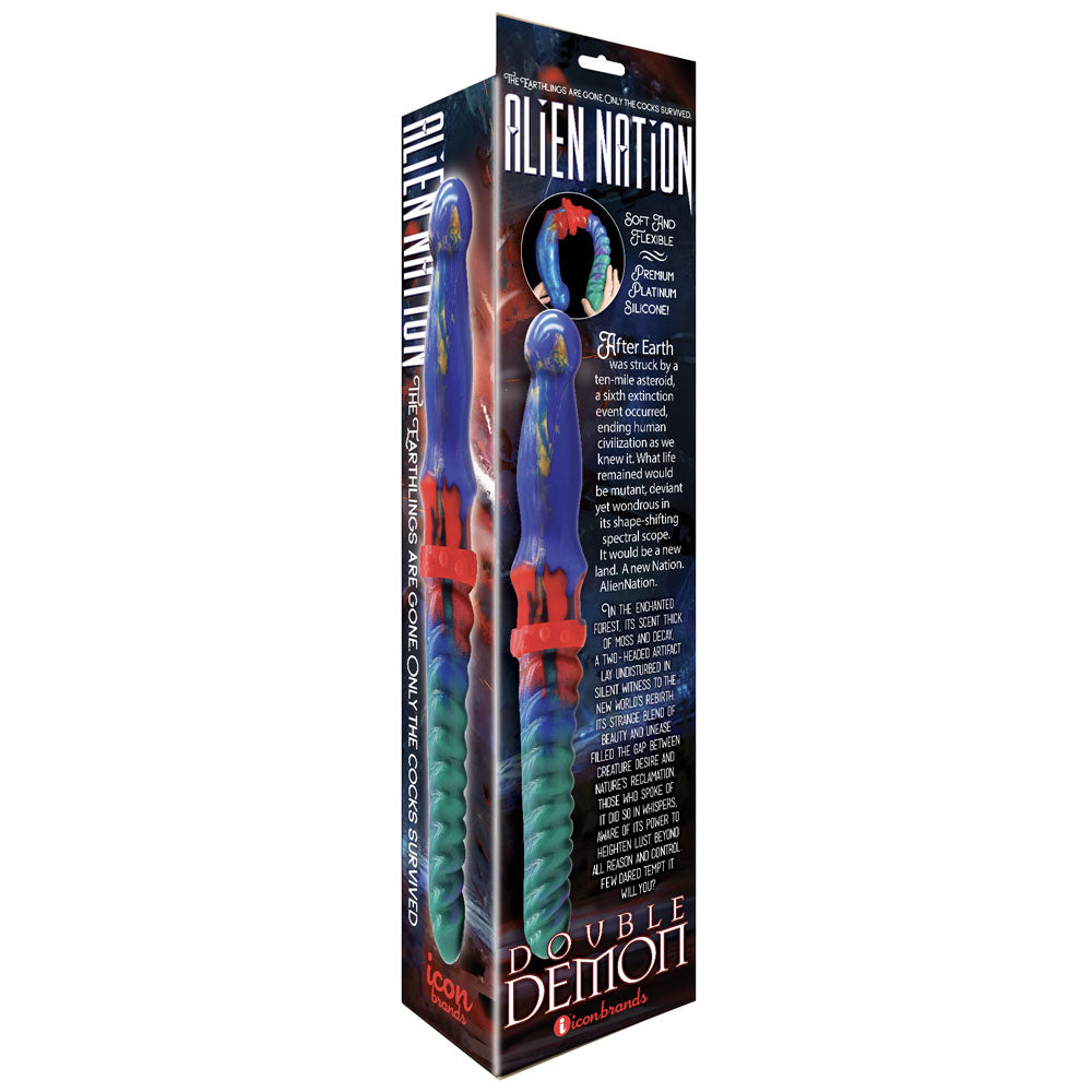 Icon Brands | Alien Nation - Double Demon - Coloured 35cm Fantasy Double Dildo