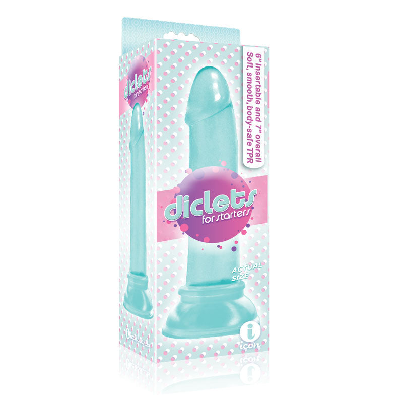 Icon Brands | The 9's Diclets Aqua 17.8cm (7") Dong Dildo