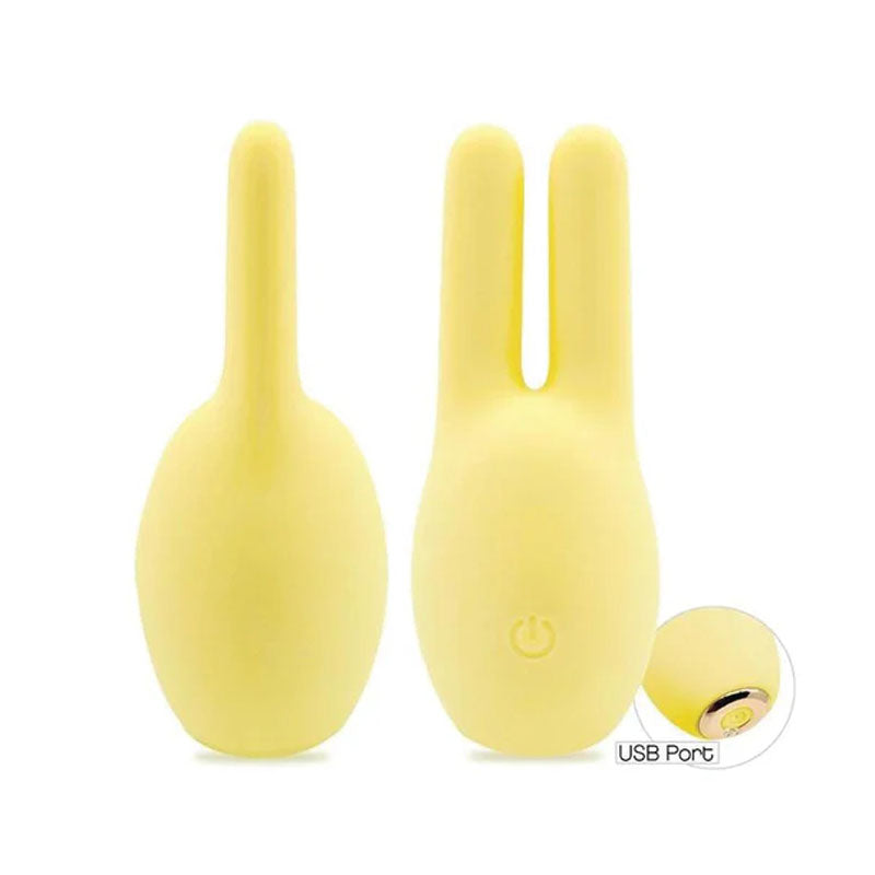 Icon Brands | Buzzy Buddy, Honey Bunny - Yellow Clitoral Stimulator