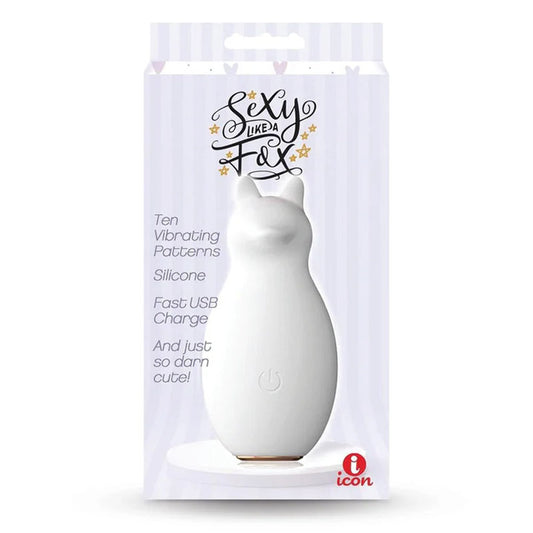 Icon Brands | Buzzy Buddy, Honey Bunny - White Clitoral Stimulator