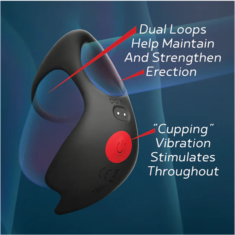 Icon Brands | Red Dot Rings - V3 Vibrating Cock & Ball Ring with Remote