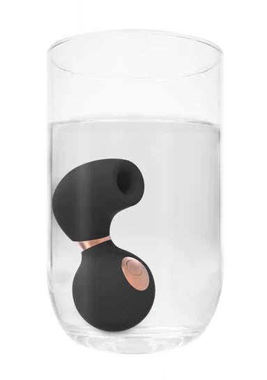 Shots Toys | Invincible Clitoral Stimulation Air Pulsation Vibrator Black