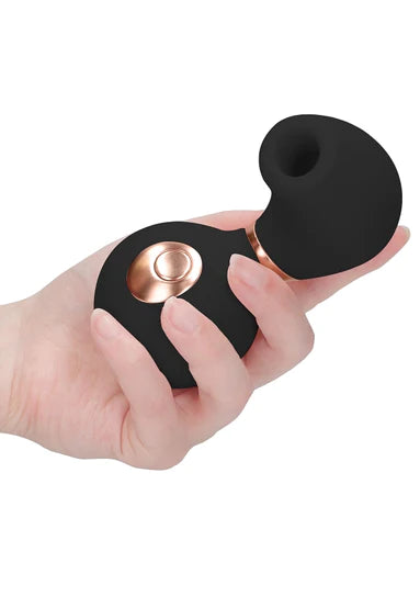 Shots Toys | Invincible Clitoral Stimulation Air Pulsation Vibrator Black