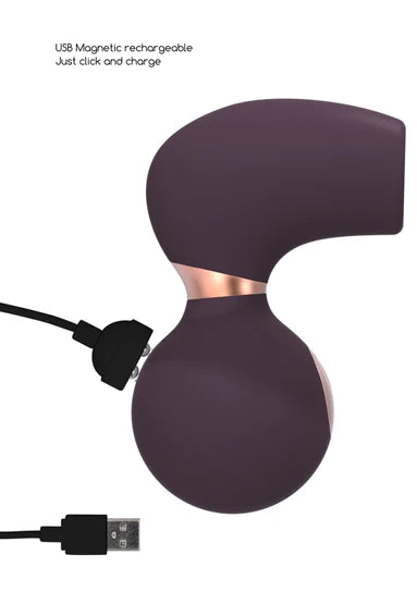 Shots Toys | Invincible Clitoral Stimulation Air Pulsation Vibrator Purple