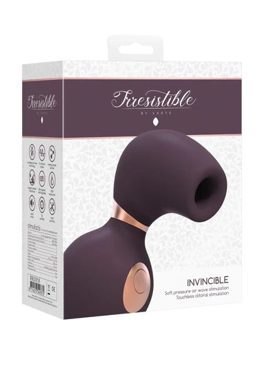 Shots Toys | Invincible Clitoral Stimulation Air Pulsation Vibrator Purple