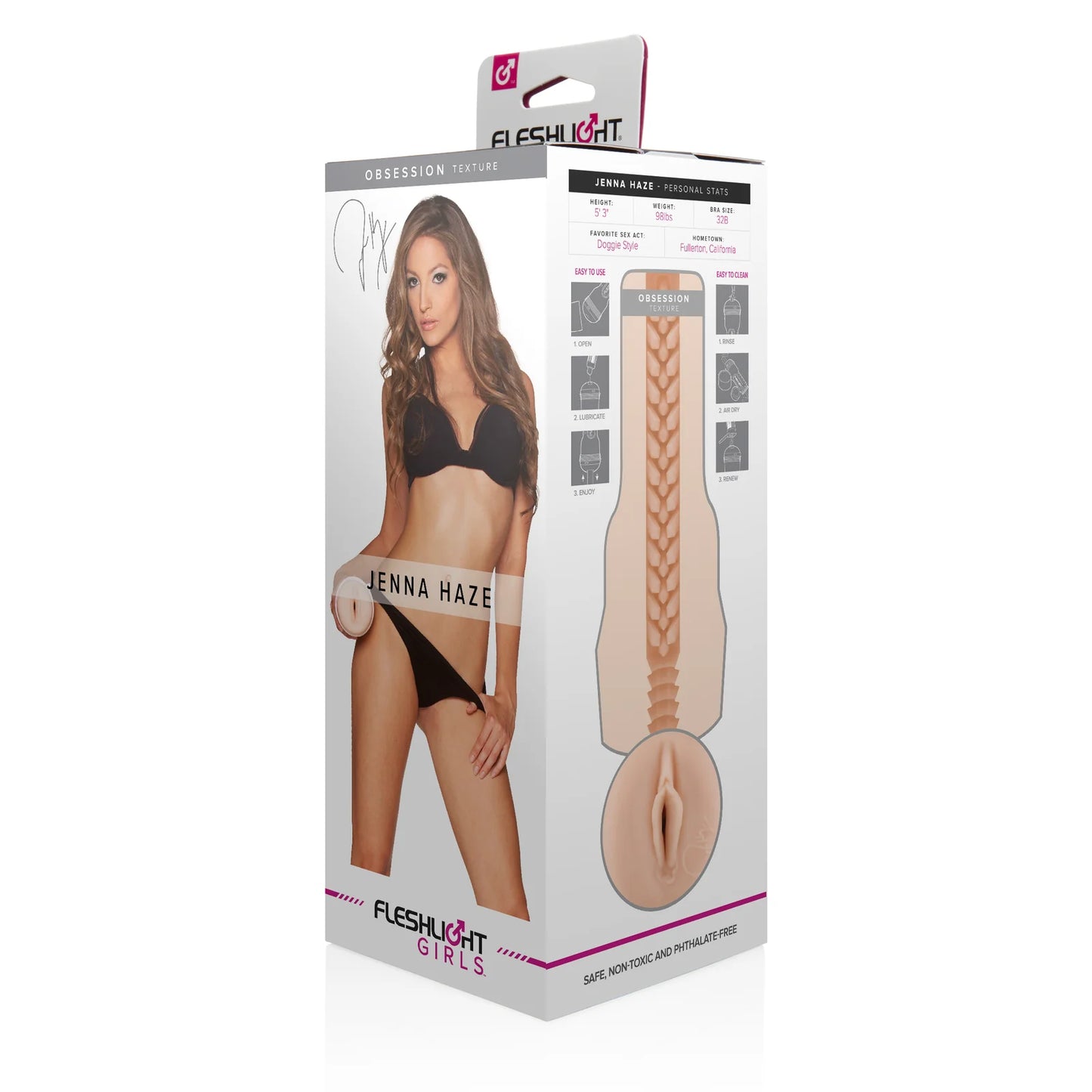 Fleshlight Girls Jenna Haze Obsession Vagina Masturbator