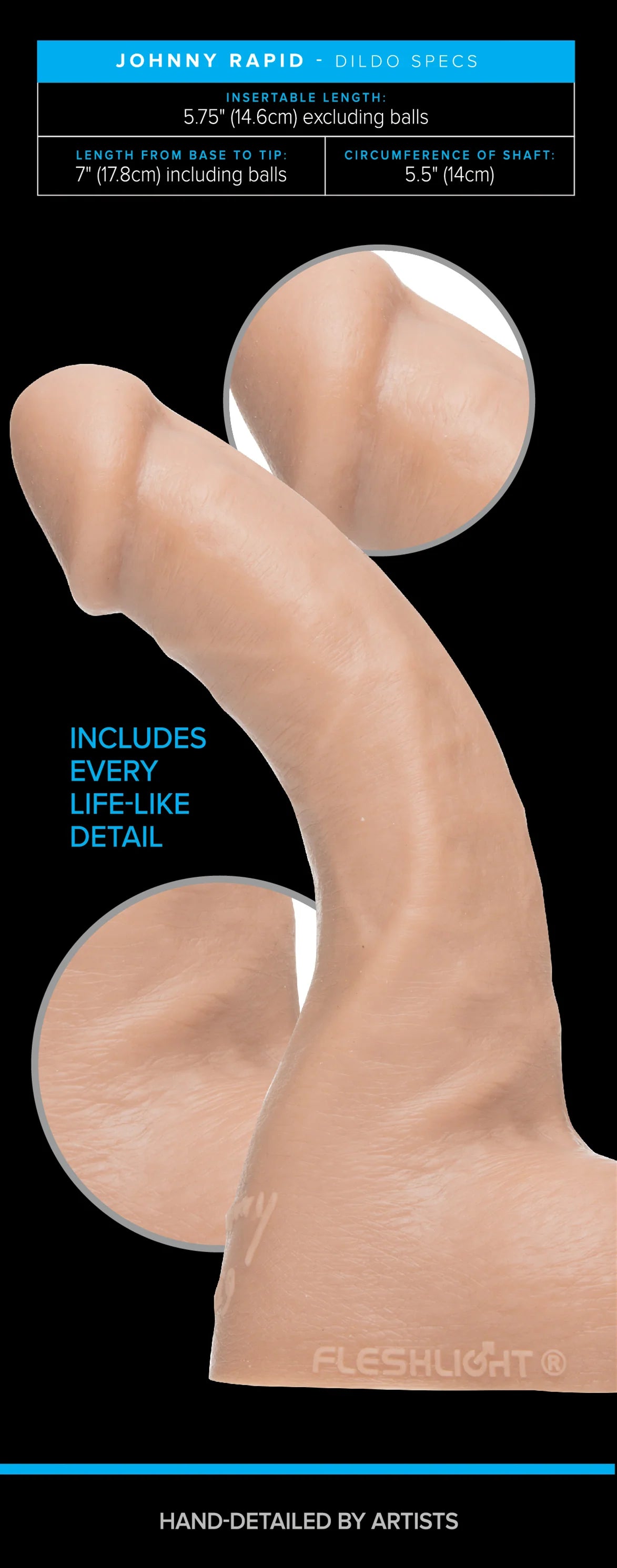 Fleshlight Fleshjack Boys Johnny Rapid Dildo