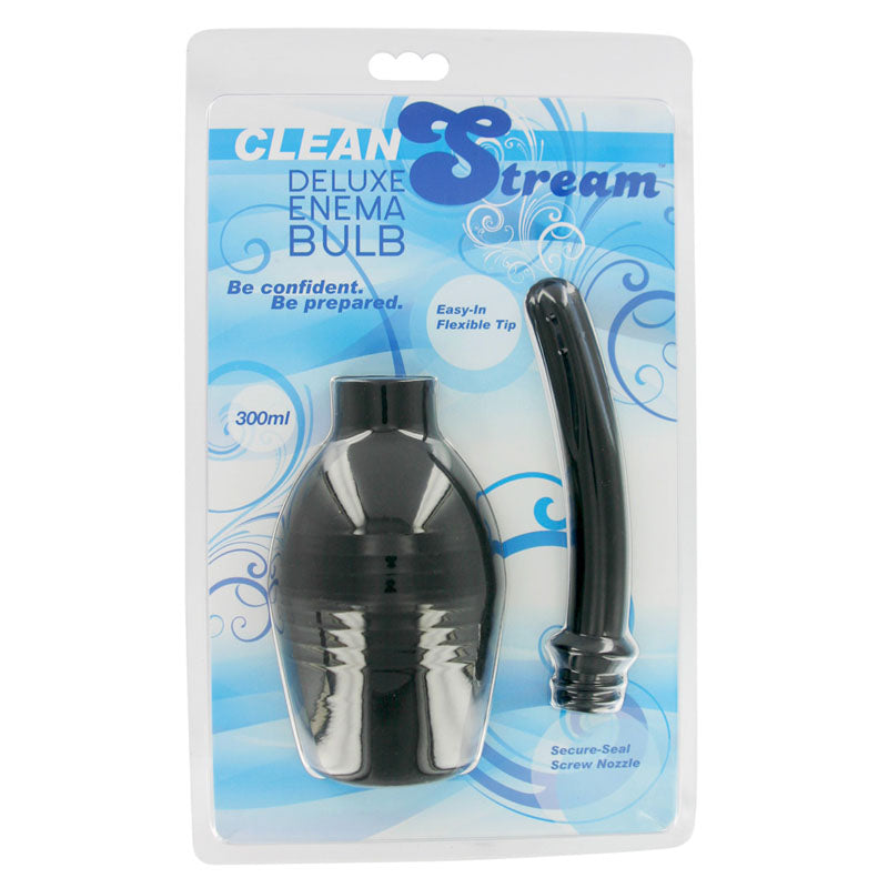 Cleanstream Deluxe Enema Bulb Black