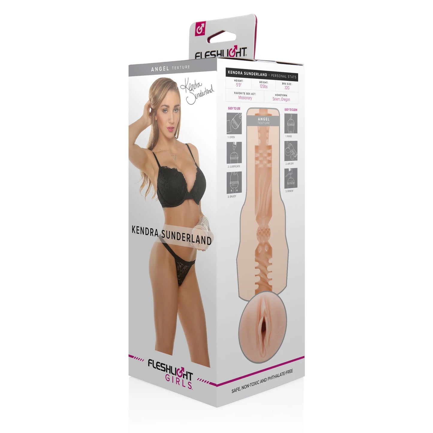 Fleshlight Girls Kendra Sunderland Angel Vagina Masturbator
