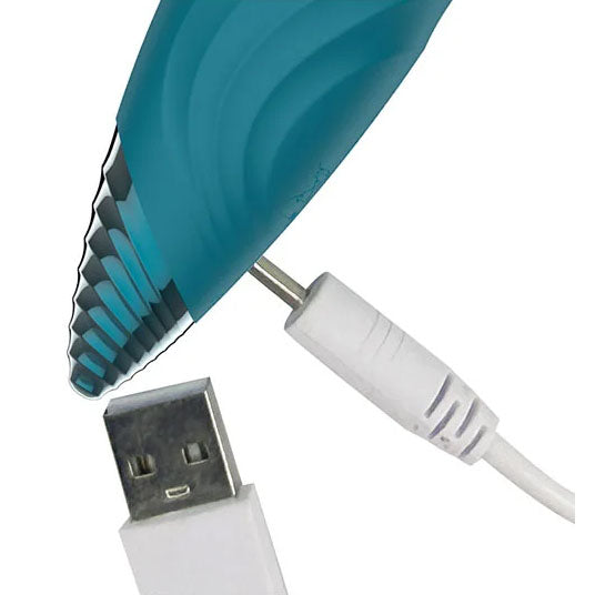 Adam & Eve DEW DROP Mini Massager Wand - Green