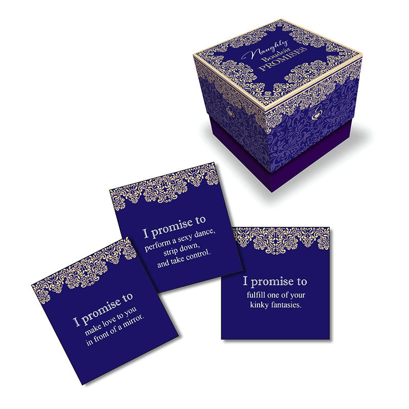 Little Genie | Behind Closed Doors - Naughty Boudoir Promises - Lovers Activity Cards - Set of 30