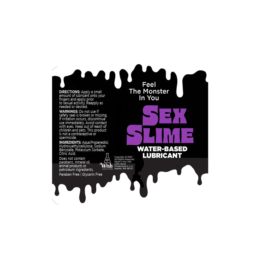 Little Genie | Sex Slime - Pink/Green/Blue/Purple Water Based Lubricant 60ml or 120ml
