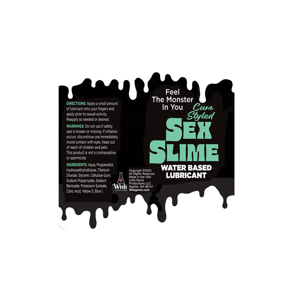 Little Genie | Sex Slime - Cum Style Creature Water Based Lubricant Green 120ml