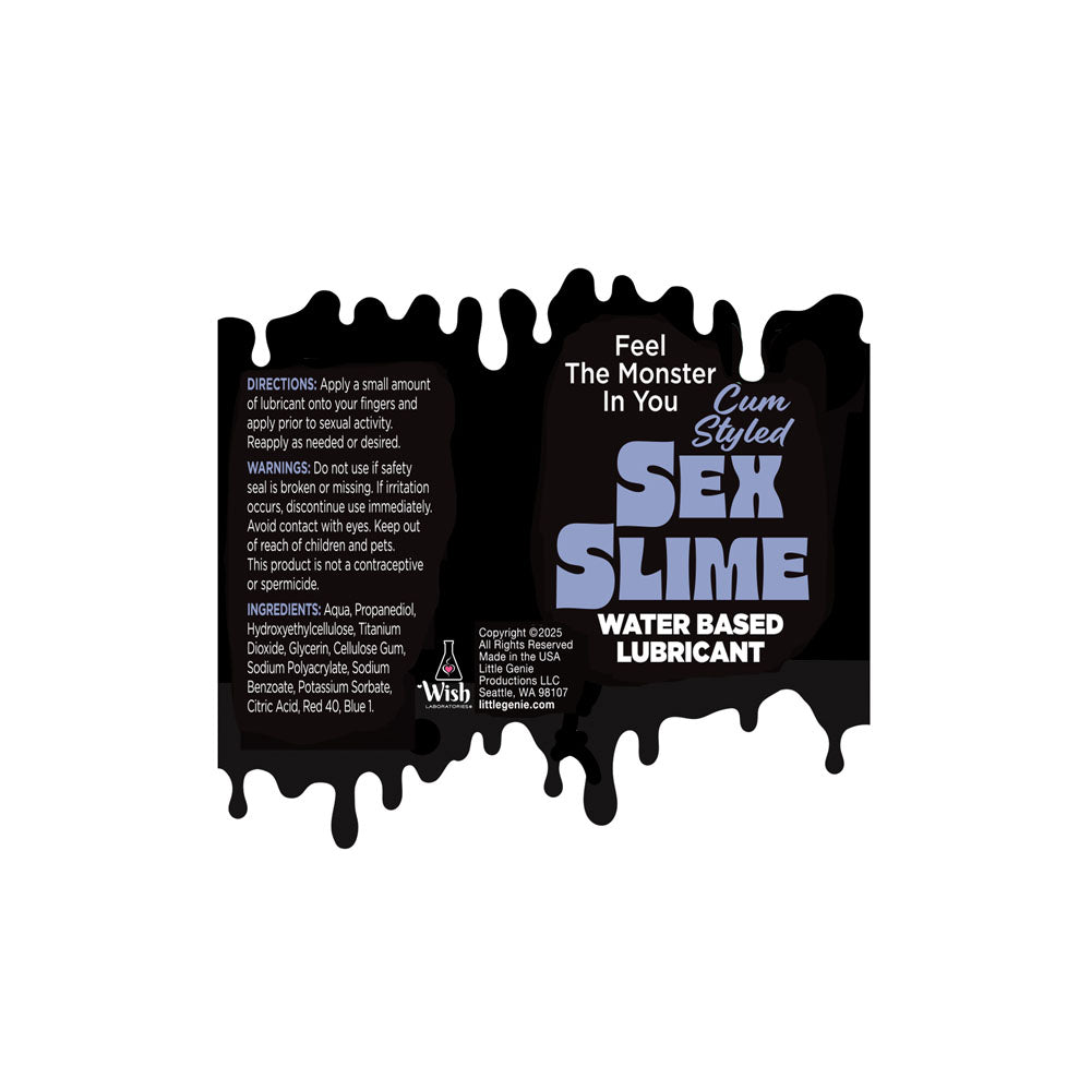 Little Genie | Sex Slime - Cum Style Creature Water Based Lubricant Purple 60ml