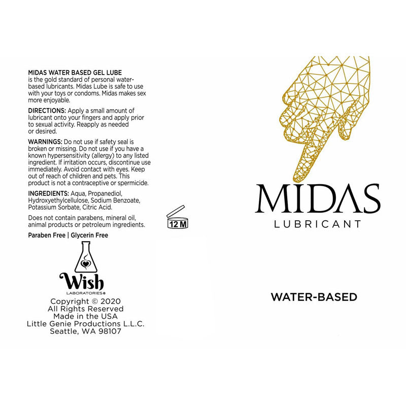 Little Genie | Midas Water Based Lubricant 59ml