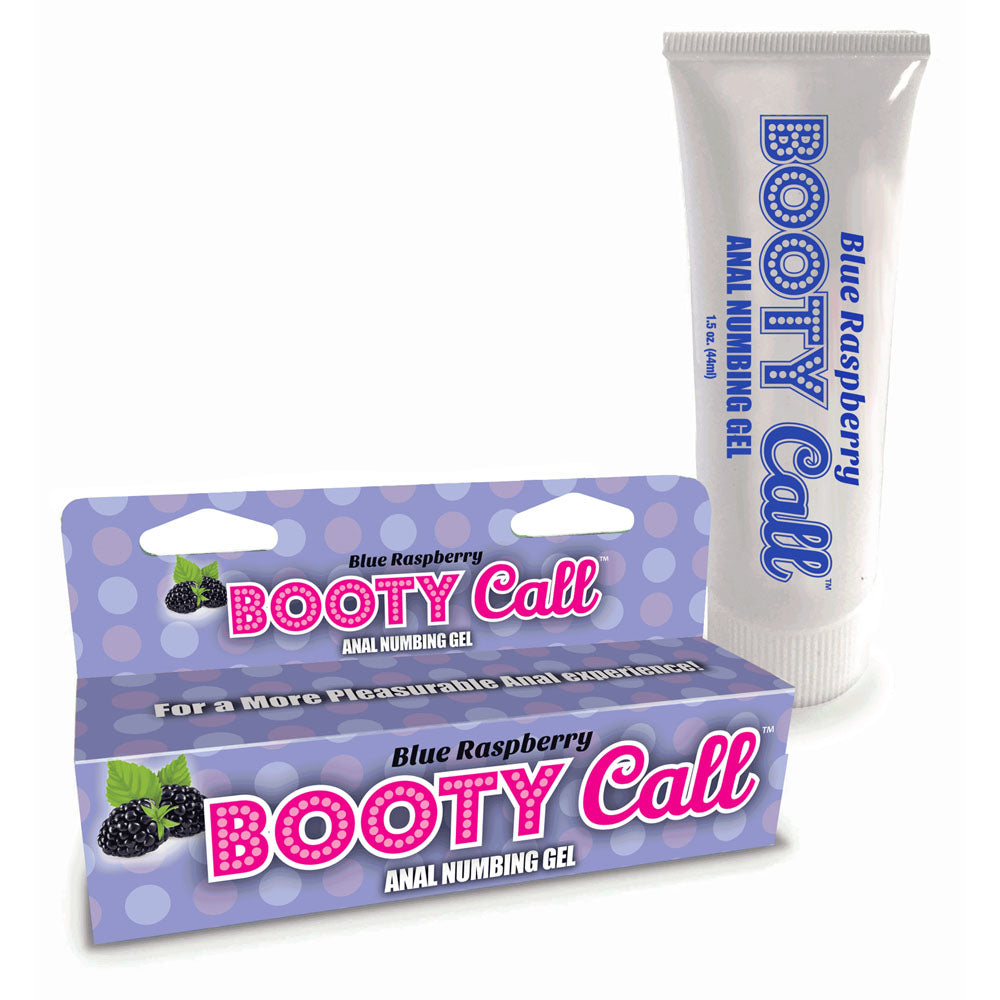Little Genie | Booty Call - Blue Raspberry Flavoured Anal Numbing Gel 44ml