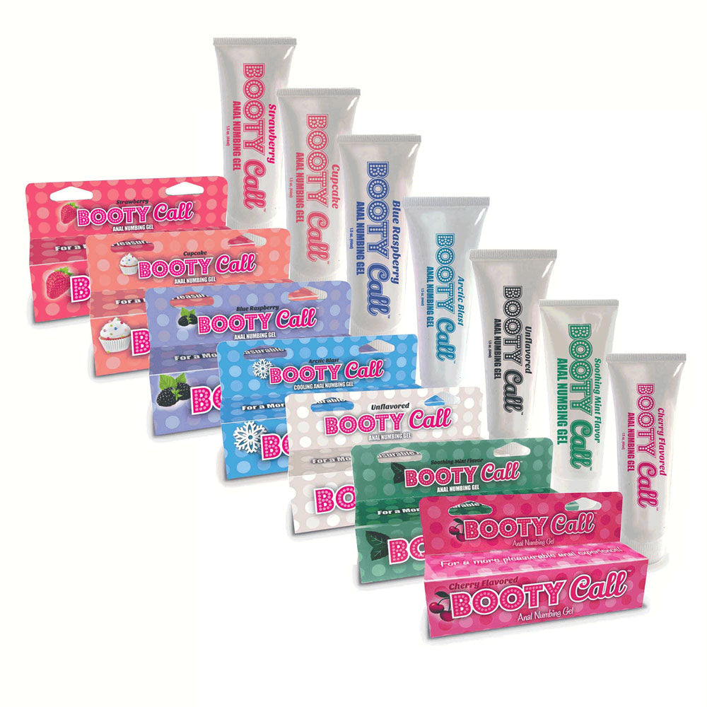 Little Genie | Booty Call - Blue Raspberry Flavoured Anal Numbing Gel 44ml