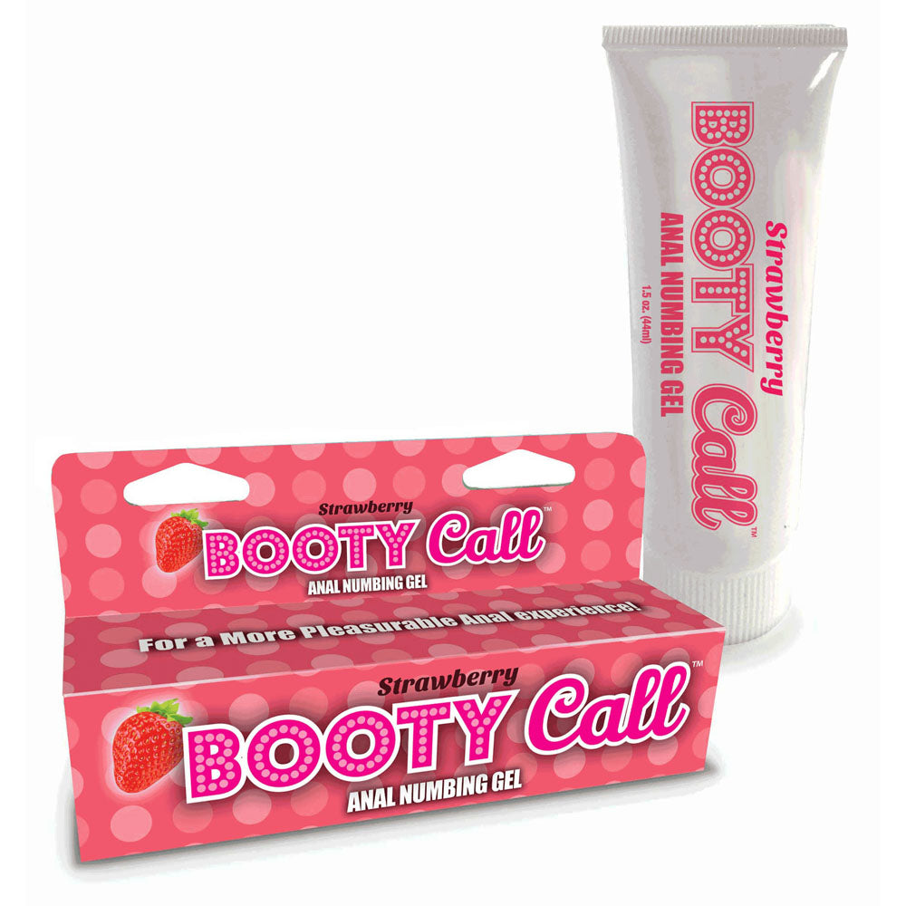 Little Genie | Booty Call - Strawberry Flavoured Anal Numbing Gel 44ml
