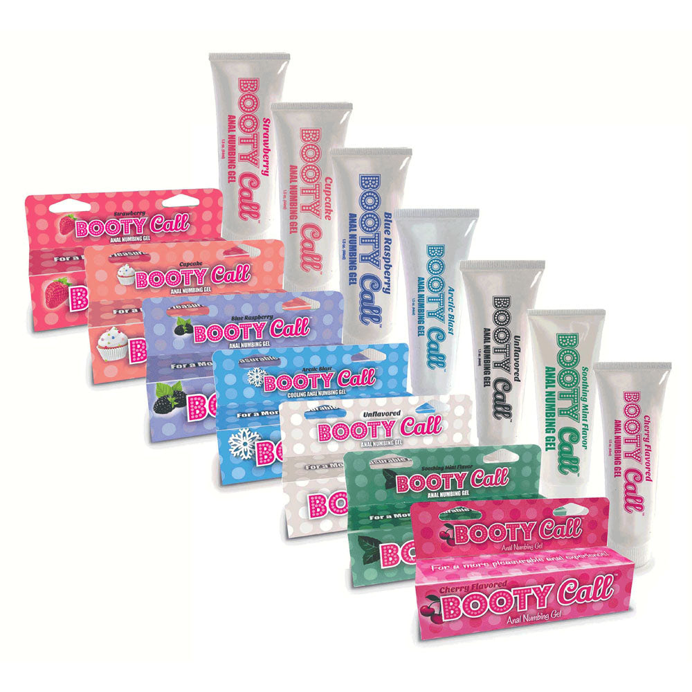 Little Genie | Booty Call - Strawberry Flavoured Anal Numbing Gel 44ml