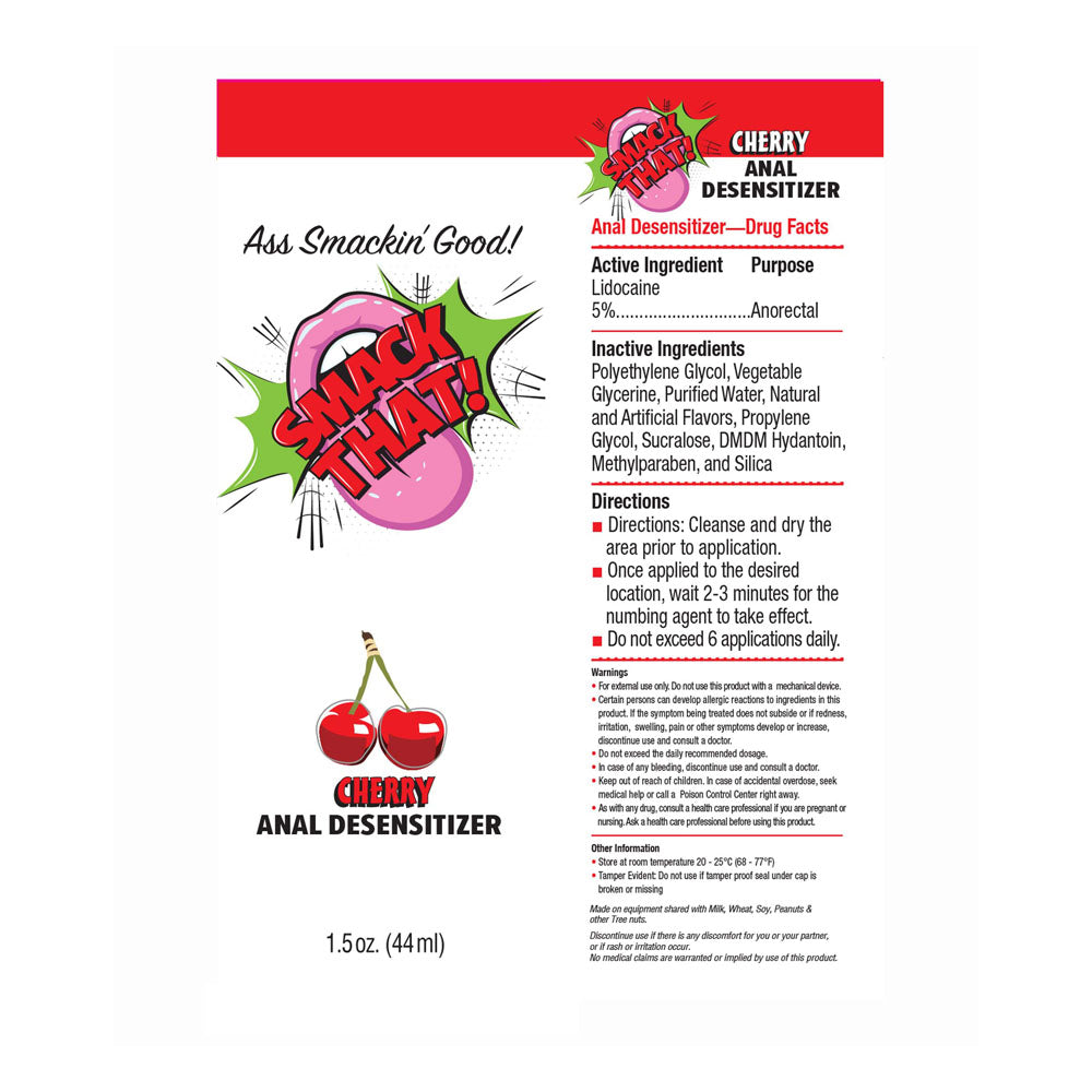 Little Genie | Smack Tarts - Cherry Anal Desensitiser 44ml