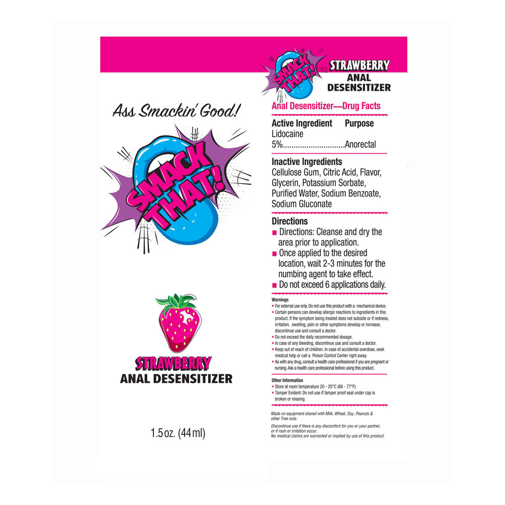 Little Genie | Smack Tarts - Strawberry Anal Desensitiser 44ml