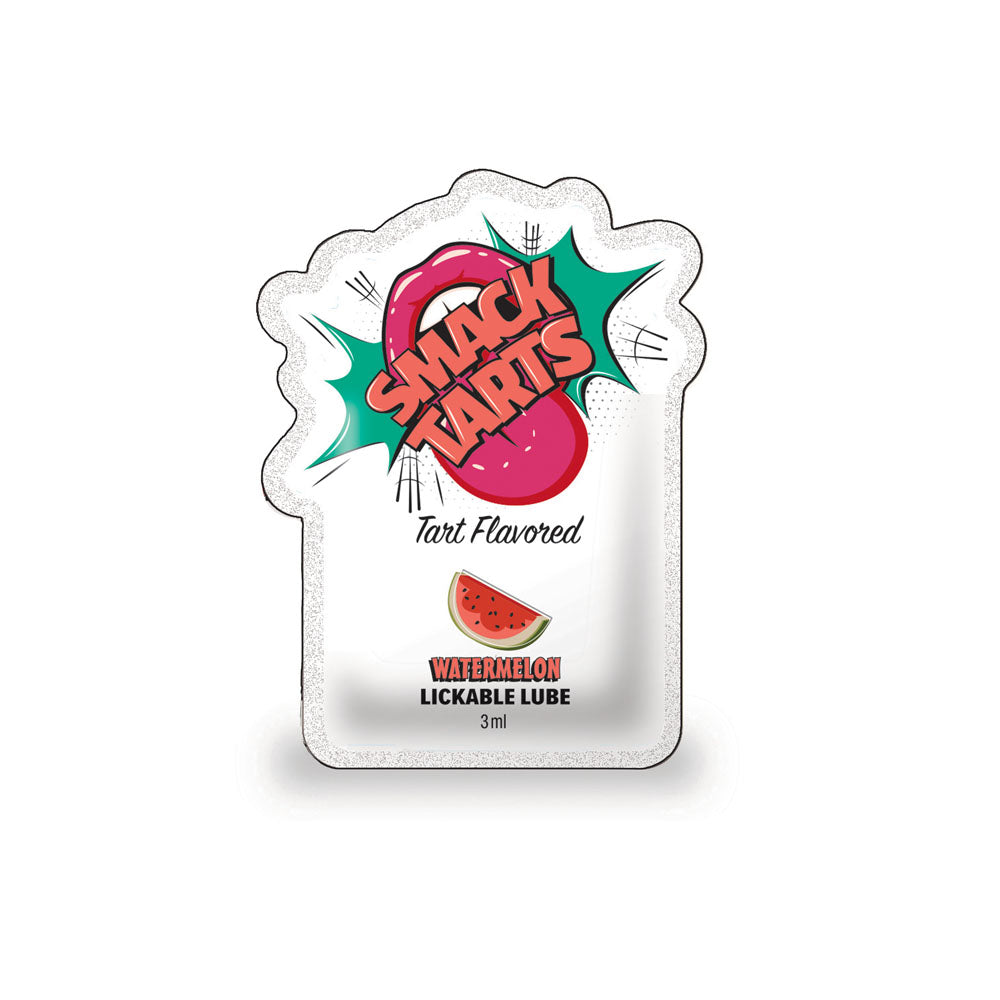 Smack Tarts Watermelon Lickable Lube Sachets 3ml - Display of 36