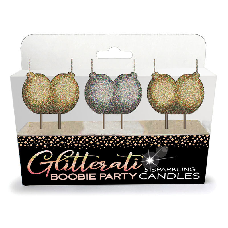 Little Genie | Glitterati - Boobie Candle Set