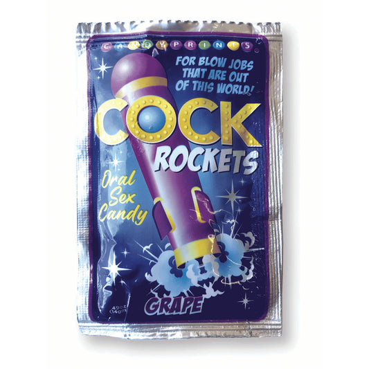 Little Genie | Cock Rockets - Grape Flavoured Oral Sex Candy - 15g