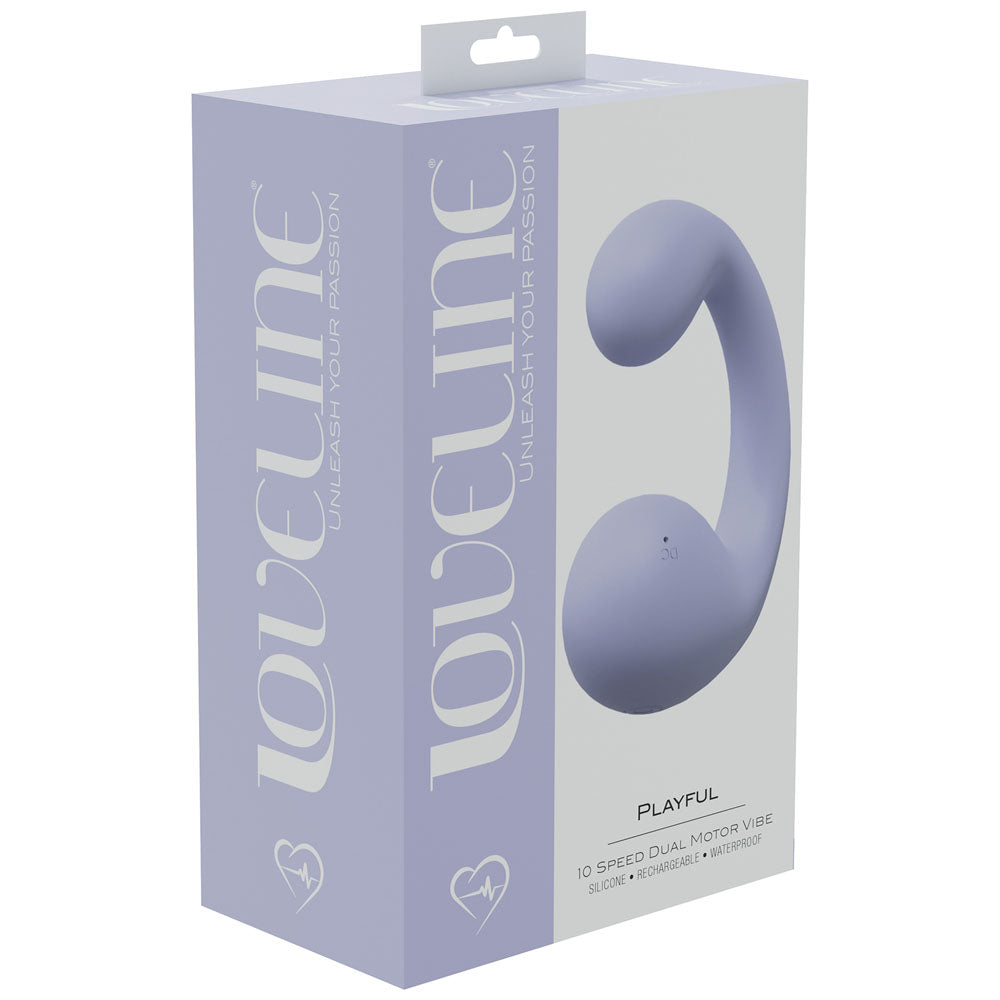 LOVELINE Playful - Lavender 8.5cm Dual Vibrator