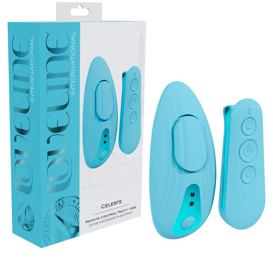 LOVELINE Celeste - Blue Panty Vibrator with Wireless Remote