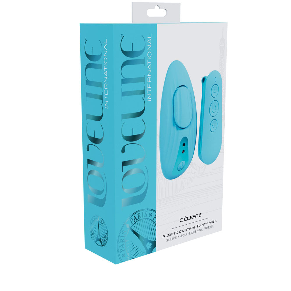 LOVELINE Celeste - Blue Panty Vibrator with Wireless Remote