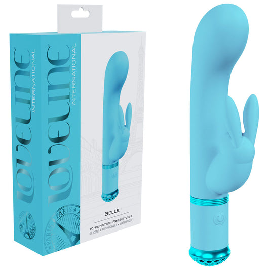 LOVELINE Belle - Blue 15.6cm Rabbit Vibrator