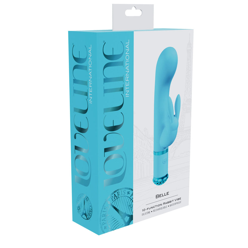 LOVELINE Belle - Blue 15.6cm Rabbit Vibrator