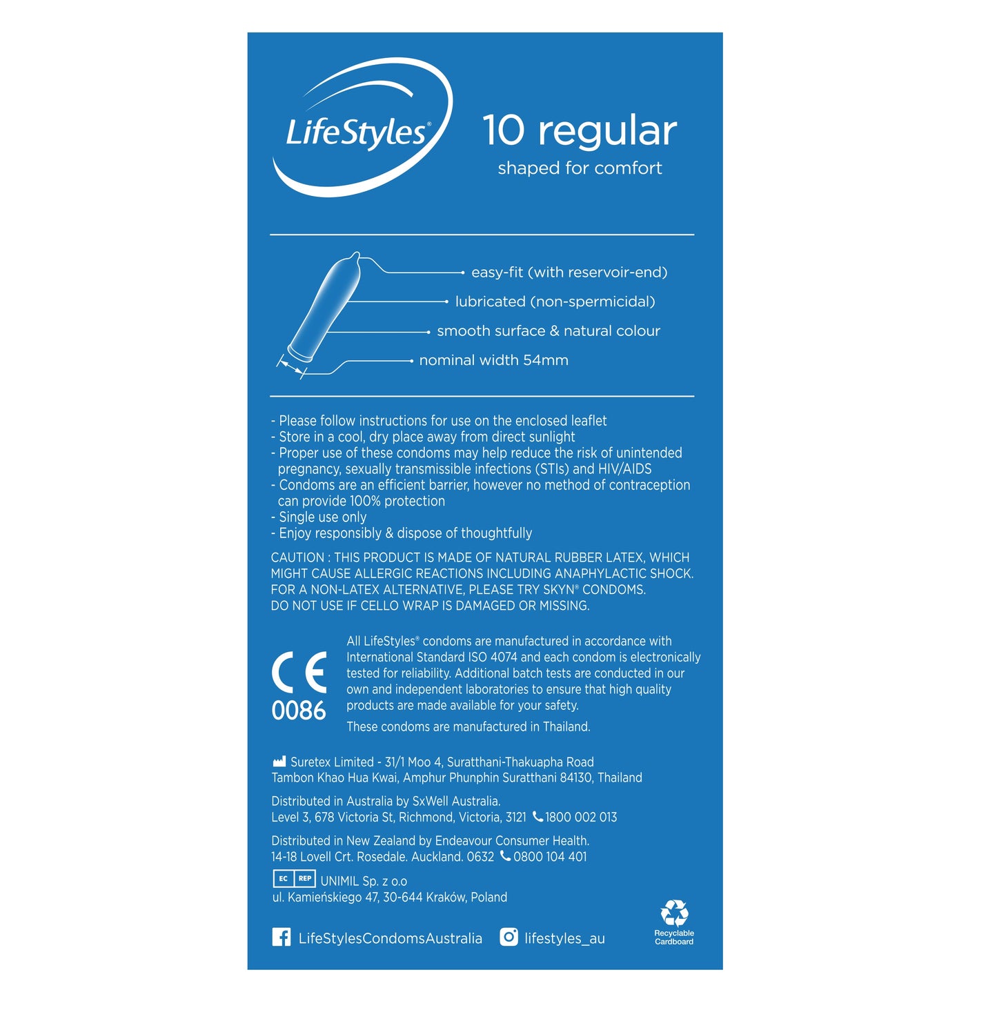 Lifestyles Regular Condoms 10