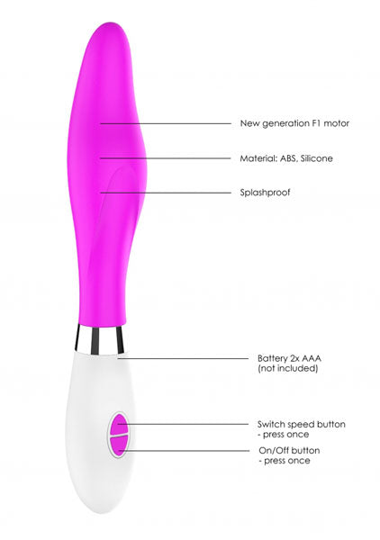 Shots Toys | Lumo Athamas Ultra Soft Silicone 10 Speeds Vibrator Fuchsia