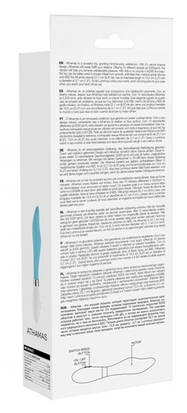Shots Toys | Lumo Athamas Ultra Soft Silicone 10 Speeds Vibrator Turquoise