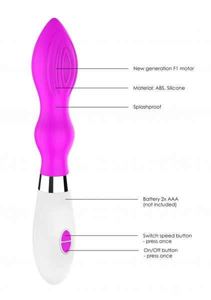 Shots Toys | Lumo Astraea Ultra Soft Silicone 10 Speeds Vibrator Fuchsia