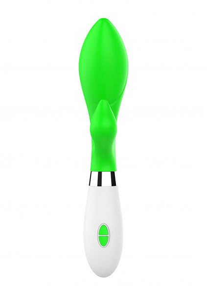 Shots Toys | Lumo Achelois Ultra Soft Silicone 10 Speeds Rabbit Vibrator Green