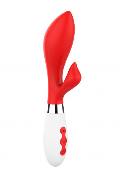 Shots Toys | Lumo Achelois Ultra Soft Silicone 10 Speeds Rabbit Vibrator Red