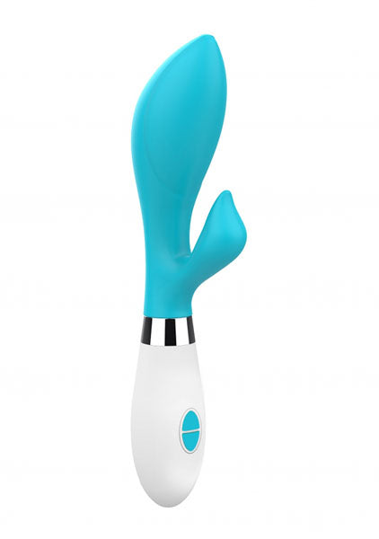 Shots Toys | Lumo Achelois Ultra Soft Silicone 10 Speeds Rabbit Vibrator Turquoise