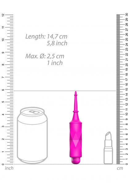 Shots Toys | Lumo Circe - ABS Bullet With Silicone Sleeve - 10-Speeds - Fuchsia