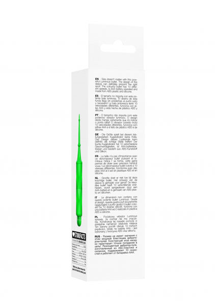Shots Toys | Lumo Circe - ABS Bullet With Silicone Sleeve - 10-Speeds - Green